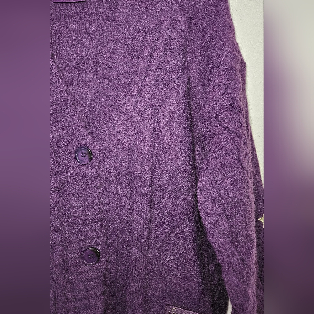 Taylor Swift Speak Now NWOT Taylor’s Version Cardigan purple size xs/sm XS/SM - Picture 7 of 11